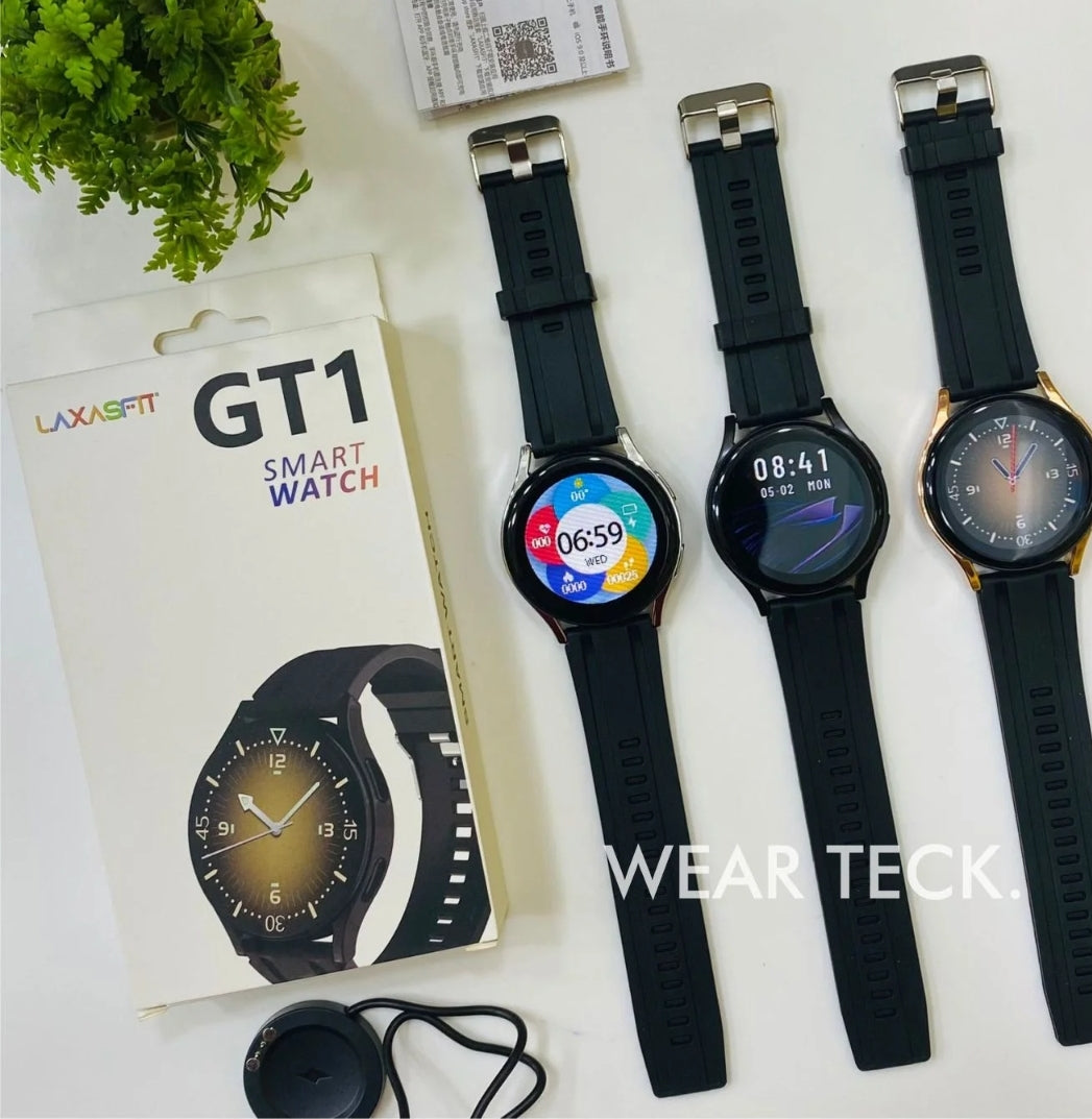 GT1 Round Dial Bluetooth Calling Smart Watch -